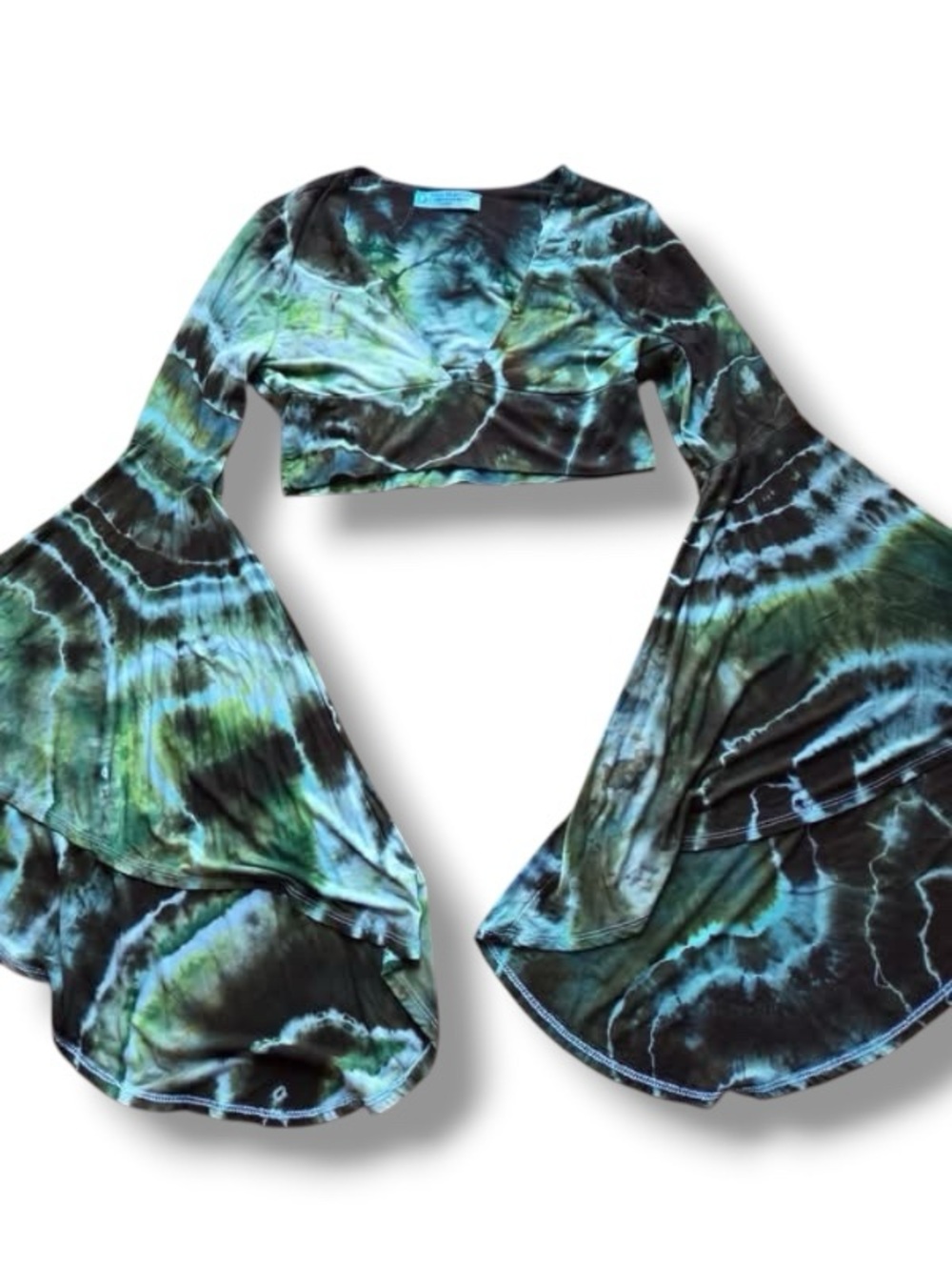 Katya Moon Dyes bell sleeve top